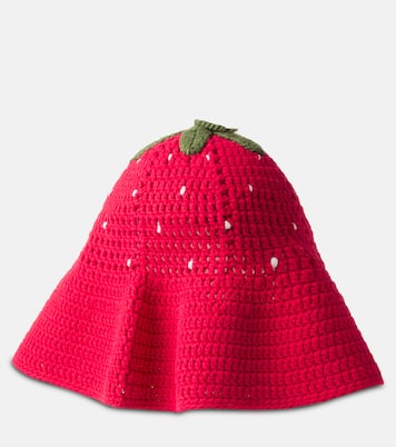 Baby crochet cotton hat | Monnalisa