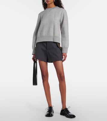 Cotton-blend sweatshirt | Sacai