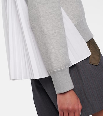Cotton-blend sweatshirt | Sacai