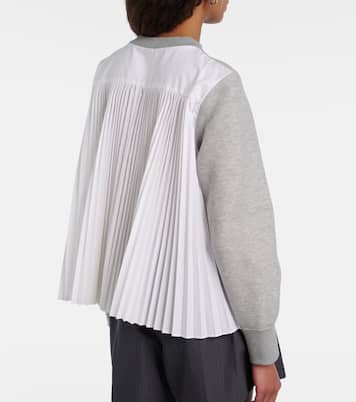 Cotton-blend sweatshirt | Sacai