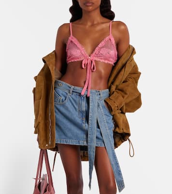 Bralette aus Spitze | The Attico