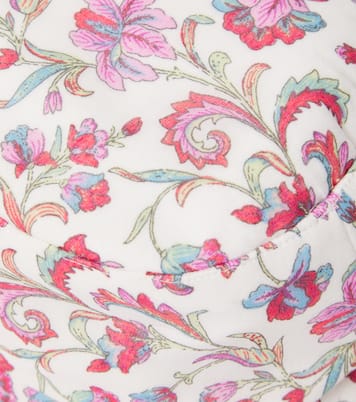 Floral reversible cotton hat | Louise Misha