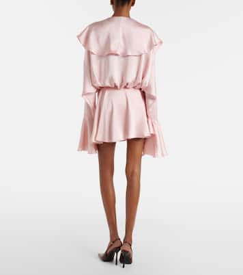 Satin miniskirt | Norma Kamali