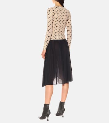 Top in jersey stretch con stampa | Marine Serre