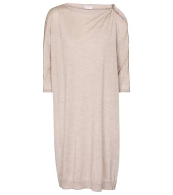 Cashmere and silk sweater dress | Brunello Cucinelli