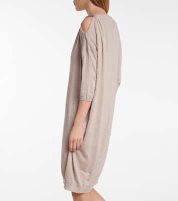Cashmere and silk sweater dress | Brunello Cucinelli