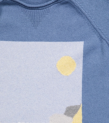 Pull intarsia en cachemire et coton | Bonpoint