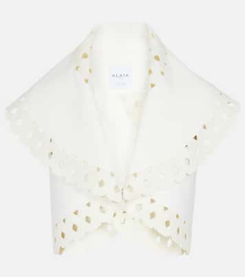 Cropped-Weste Vienne aus einem Wollgemisch | Alaïa