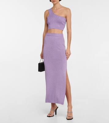 One-shoulder crop top | Dodo Bar Or