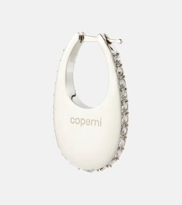 Orecchini Swipe Medium con cristalli | Coperni