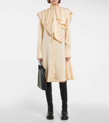 Hemdblusenkleid aus Satin | Jil Sander