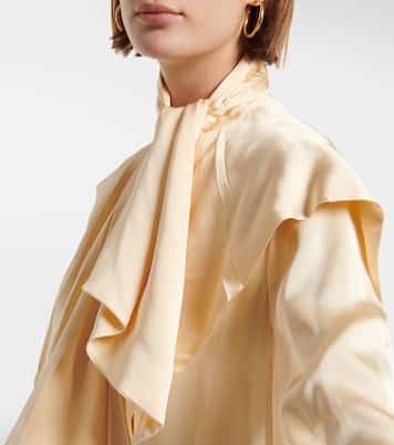 Hemdblusenkleid aus Satin | Jil Sander