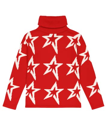 Star Dust wool turtleneck sweater | Perfect Moment Kids