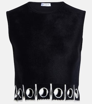 Top cropped senza maniche | Alaïa