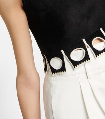 Top cropped senza maniche | Alaïa