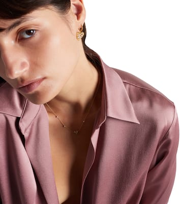 Margot Heart Mini 18kt gold necklace with diamonds | Jade Trau
