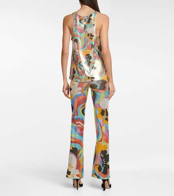 Printed scoop-neck tank top | Etro
