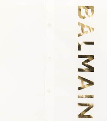 Camisa de algodón con logo | Balmain Kids