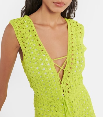 Miniabito Jennifer in crochet di cotone | Anna Kosturova