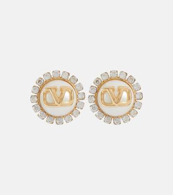 Boucles d’oreilles VLogo à ornements | Valentino