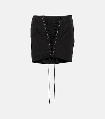 Mini-jupe en coton mélangé | Alessandra Rich
