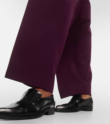 High-rise wool straight pants | Jil Sander