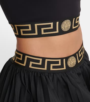 Minifalda Greca plisada | Versace