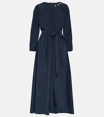 Capo pleated denim midi dress | 'S Max Mara