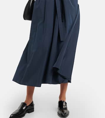 Capo pleated denim midi dress | 'S Max Mara