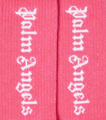Calze in misto cotone con logo | Palm Angels Kids