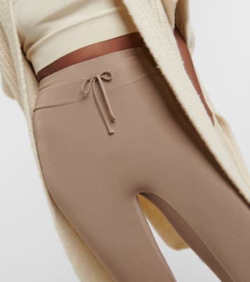 High-rise jersey leggings | Loro Piana