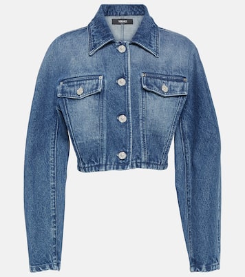 Chaqueta cropped de denim | Versace