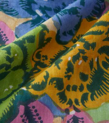 Ankara Aqua muslin beach towel | Lisa Corti