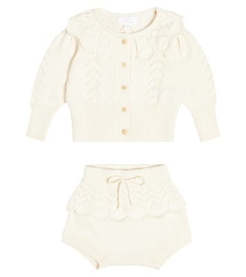 Baby- Set Cardigan e shorts Francesca | C'era Una Volta