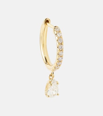 Boucle d'oreille unique en or 18 ct et diamants | Anita Ko