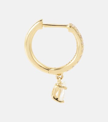 Boucle d'oreille unique en or 18 ct et diamants | Anita Ko