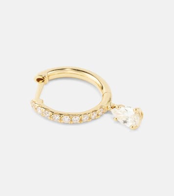 Boucle d'oreille unique en or 18 ct et diamants | Anita Ko