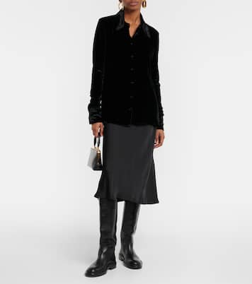 Camisa de terciopelo | Jil Sander