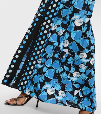 Bedrucktes Maxikleid Joshua aus Crêpe | Diane von Furstenberg