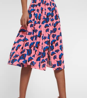 Bedrucktes Midikleid Erica aus Baumwolle | Diane von Furstenberg
