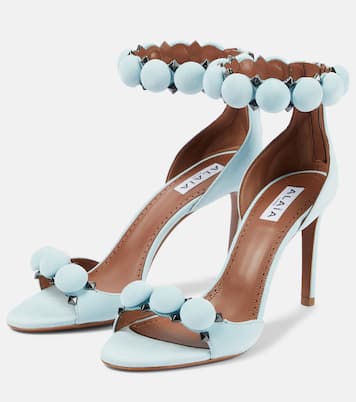 Sandali in pelle con borchie | Alaïa