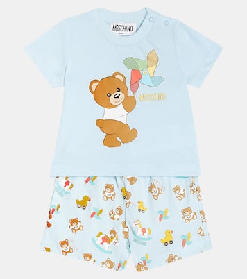 Bébé – Ensemble t-shirt et short en coton | Moschino Kids