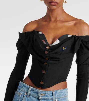 Top de lana y seda con mangas abullonadas | Vivienne Westwood