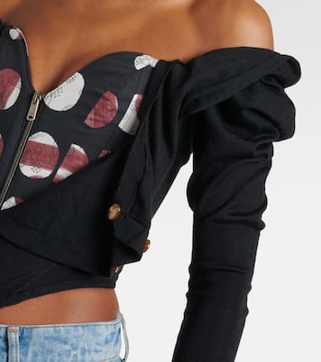Top de lana y seda con mangas abullonadas | Vivienne Westwood