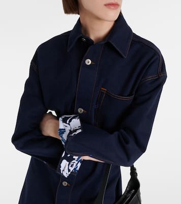 Vestido camisero midi de denim | Burberry