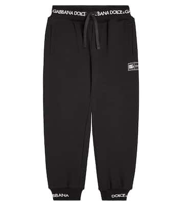 Pantalon de survêtement en coton à logo | Dolce&Gabbana Kids