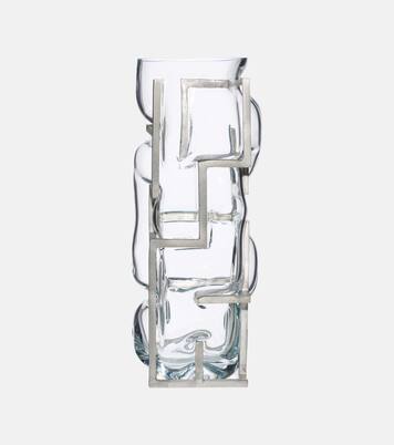Brutalist glass vase | Vanessa Mitrani