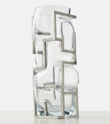 Brutalist glass vase | Vanessa Mitrani