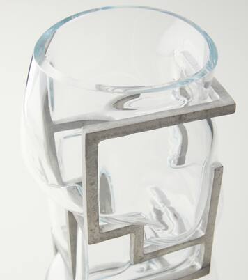 Brutalist glass vase | Vanessa Mitrani