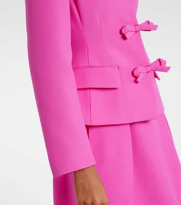 Crepe Couture bow-detail jacket | Valentino